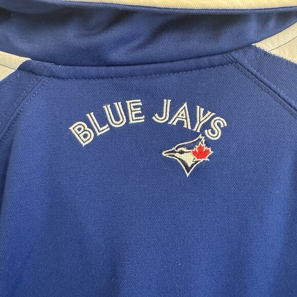Mens Majestic Toronto Blue Jays Big & Tall Emroidered Full Zip Jacket Size XL - Picture 6 of 8